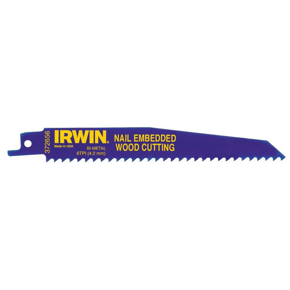Irwin 110R Recip Pack 5 Sabre Saw Blades 300mm